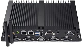 VENOEN Silent Fanless Mini PC Core i7 4500U, Office Industrial Desktop Computer Windows 10 pro,8G RAM 512G SSD,HD-MI,VGA,Dual LAN,6xCOM,6xUSB,Dual Band WiFi,BT 4.2,Mini Desktop PC Industrial PC