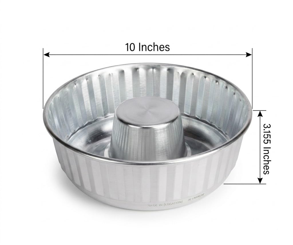 Volcano Ring Cake Pan - Large Aluminum Mould -2 Volcano Ring Cake Pan - Large Aluminum Mould -2