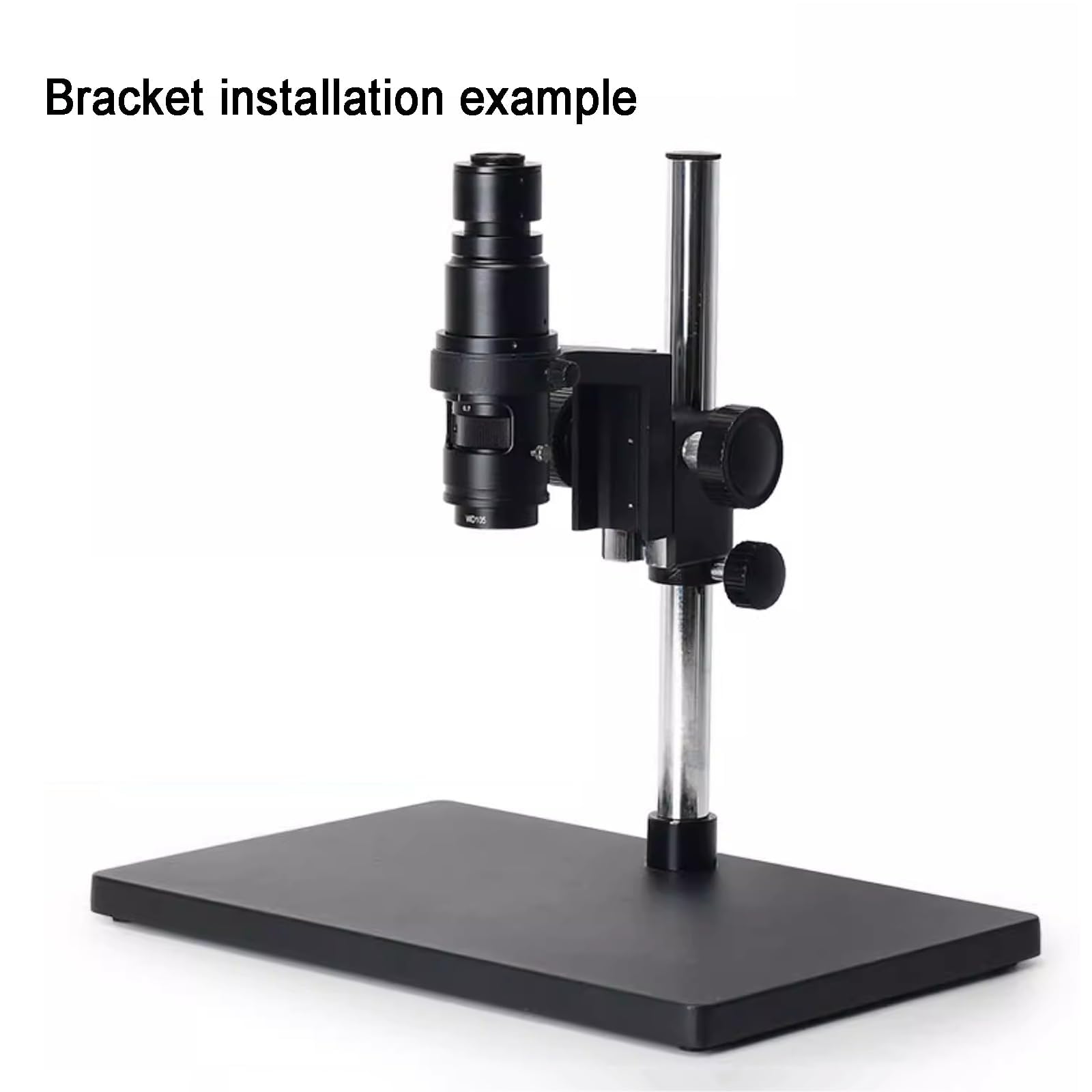 Lente de zoom para cámara de microscopio, ocular monocular ajustable de 0.7-5X, accesorio de laboratorio industrial