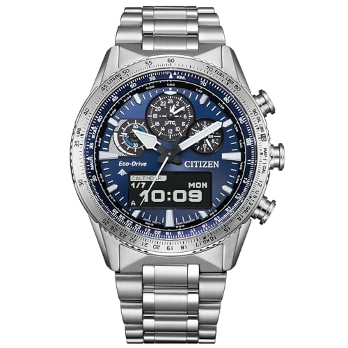 [CITIZEN] �r���v �����Y �v���}�X�^�[ JV2000-51L �p�C���b�g�E�I�b�` �h�� �A�i�f�W �N���m�O���t SKY�V���[�Y �q��v�Z�� �����d�G�R�E�h���C�u �T�t�@�C�A�K���X �V���o�[ �u���[ �� �� �l�C�r�[ �r�W�l�X �A�i���O �f�W�^�� 