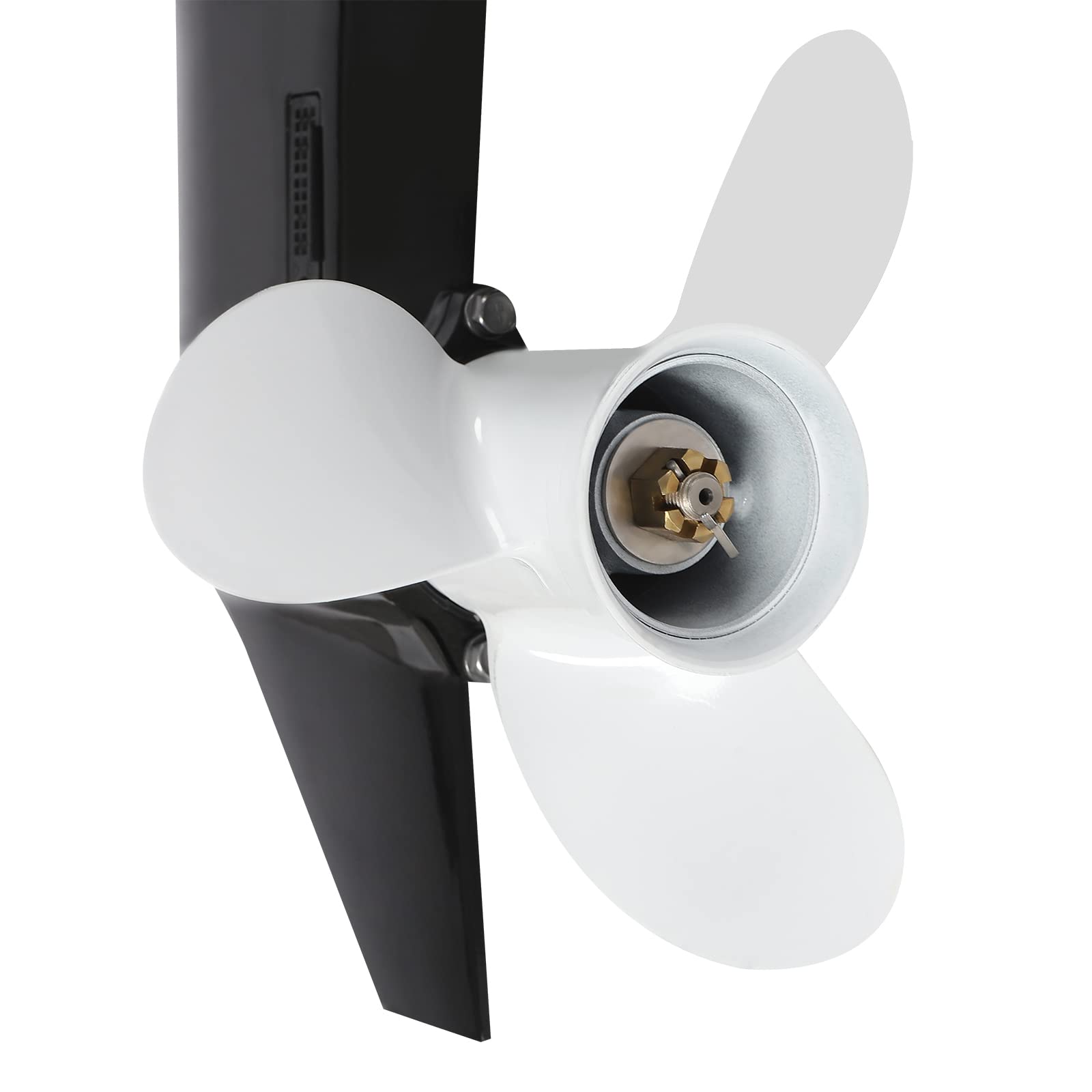 BJTDLLX Outboard Motor, 2 Stroke 12HP Outboard Motor Boat Engine, Heavy Duty Fishing Boat Marine Engine with Water Cooling System Boat Motor (Long Shaft)