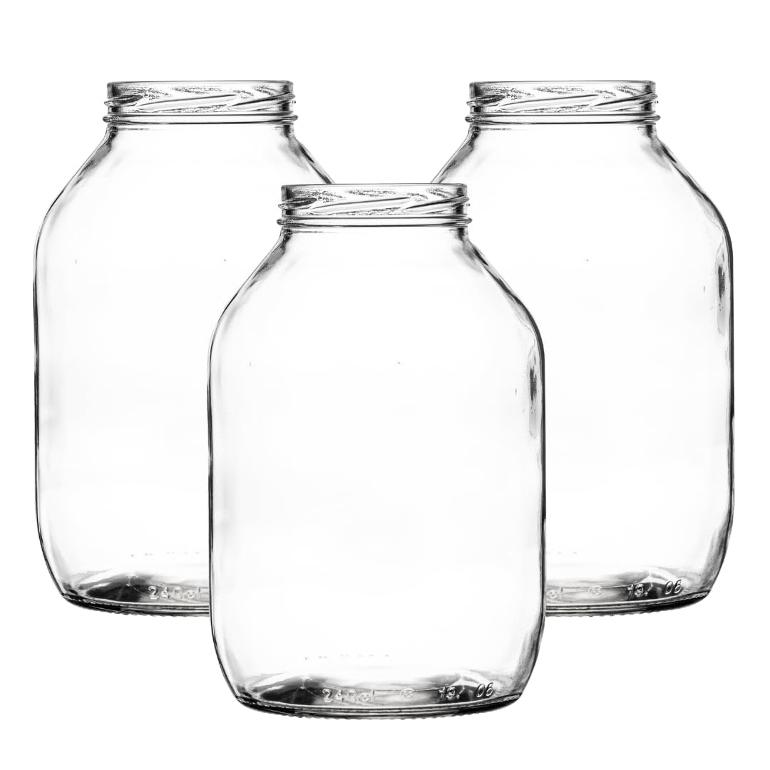 Set of 6 x Traditional Large Half Gallon Pickle Jar | 2372ml Pickle Jars | In...