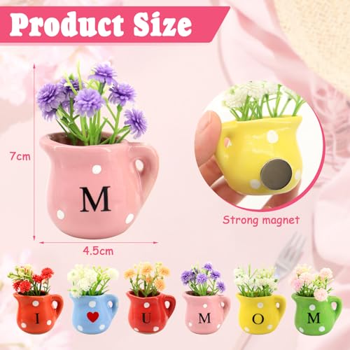 Imanes decorativos mini jarrones para mamá de ZOCONE miniatura 2