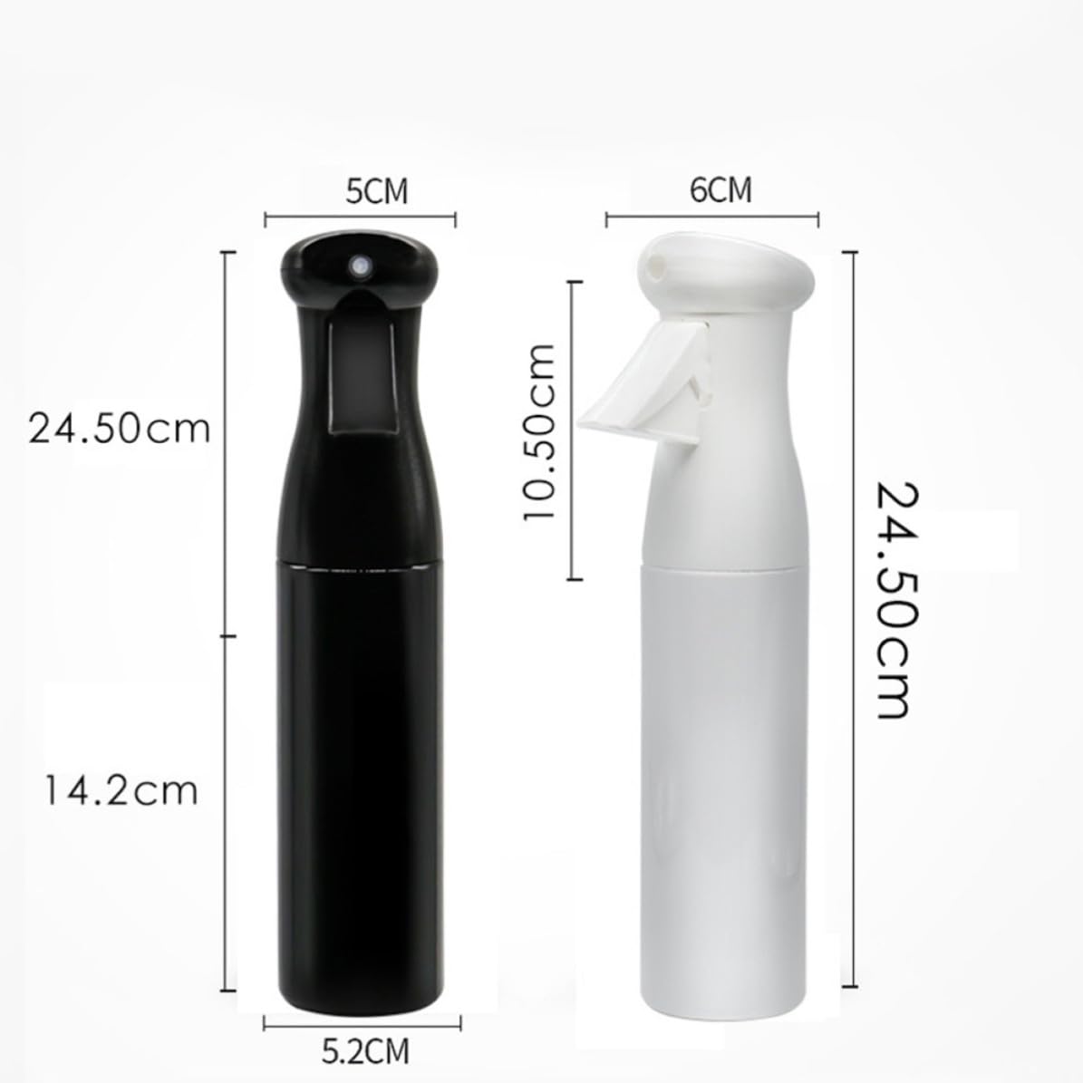 GANAZONO 3 Stück Handbetätigte Sprühflasche mit Großem Fassungsvermögen