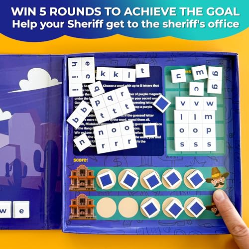 Image of QUOKKA Magnet Game for Kids 3-5 - Hangman Game Kids Ages 4-8 - Travel I Road Trip I Plane I Car Ride - Magnetic Toddler Travel Toys