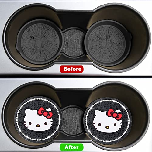 Juego de 2 Posavasos de Silicona para Auto 2.75 pulg miniatura 2