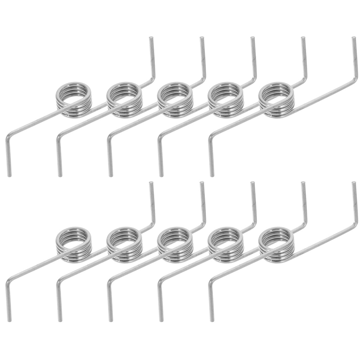 Alipis 10Pcs Torsion Spring for Trash can Adjustable Metal Spring Replacement Parts for Rubbish Bin Lid Press Cover Trash can Easy to Install for Home Kitchen Waste Bins