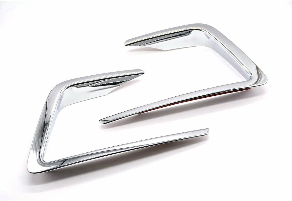 Chrome Front Fog Light Cover Lamp Trim for Ford Expedition 2018 2019 2020 2021 Light Lamp Accessories