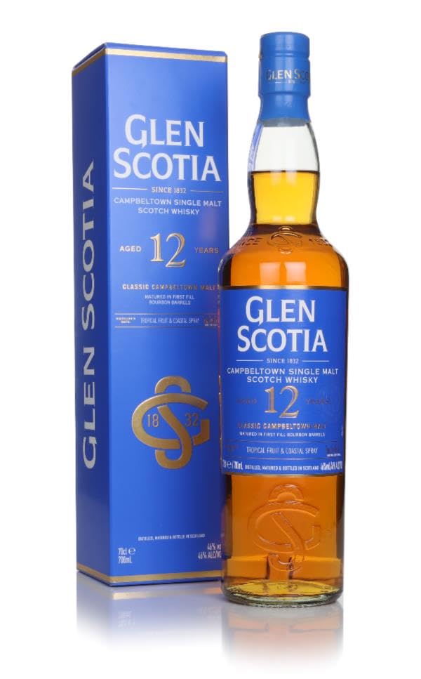 Glen Scotia 12 Jahre 1st Fill Bourbon Campbeltown Single Malt Scotch Whisky 46% vol. 0,7l