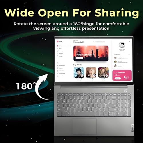 Image of Lenovo ThinkBook Business 15.6'' FHD Laptop, Powerful Intel Core i7(10-Core, Up to 4.7 GHz), 16GB RAM, 1TB SSD, Windows 11 Pro, Ethernet Port RJ-45, SD Card Reader, Fingerprint Reader, WOWPC USB