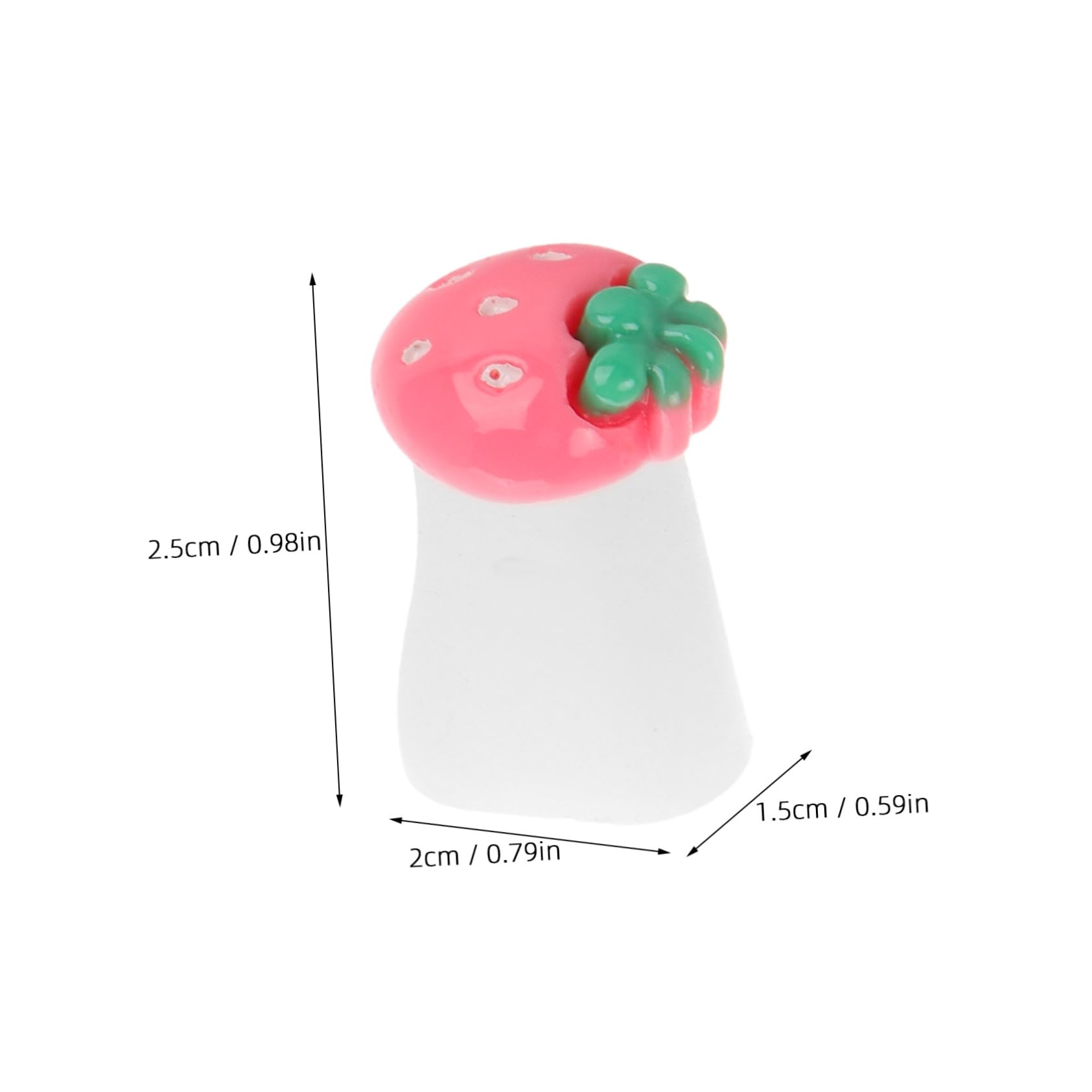 Mikinona Strawberry Design Toe Spacers Comfortable Nail Art Separator Foam Toe Spacers for Women's Pedicure
