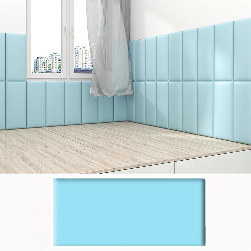 Antykolizyjna wyściółka ścienna 3D dla dzieci – odklej i przyklej, dekoracyjne naklejki ochronne do pokoju zabaw, zestaw 3 szt., 30 x 60 cm
