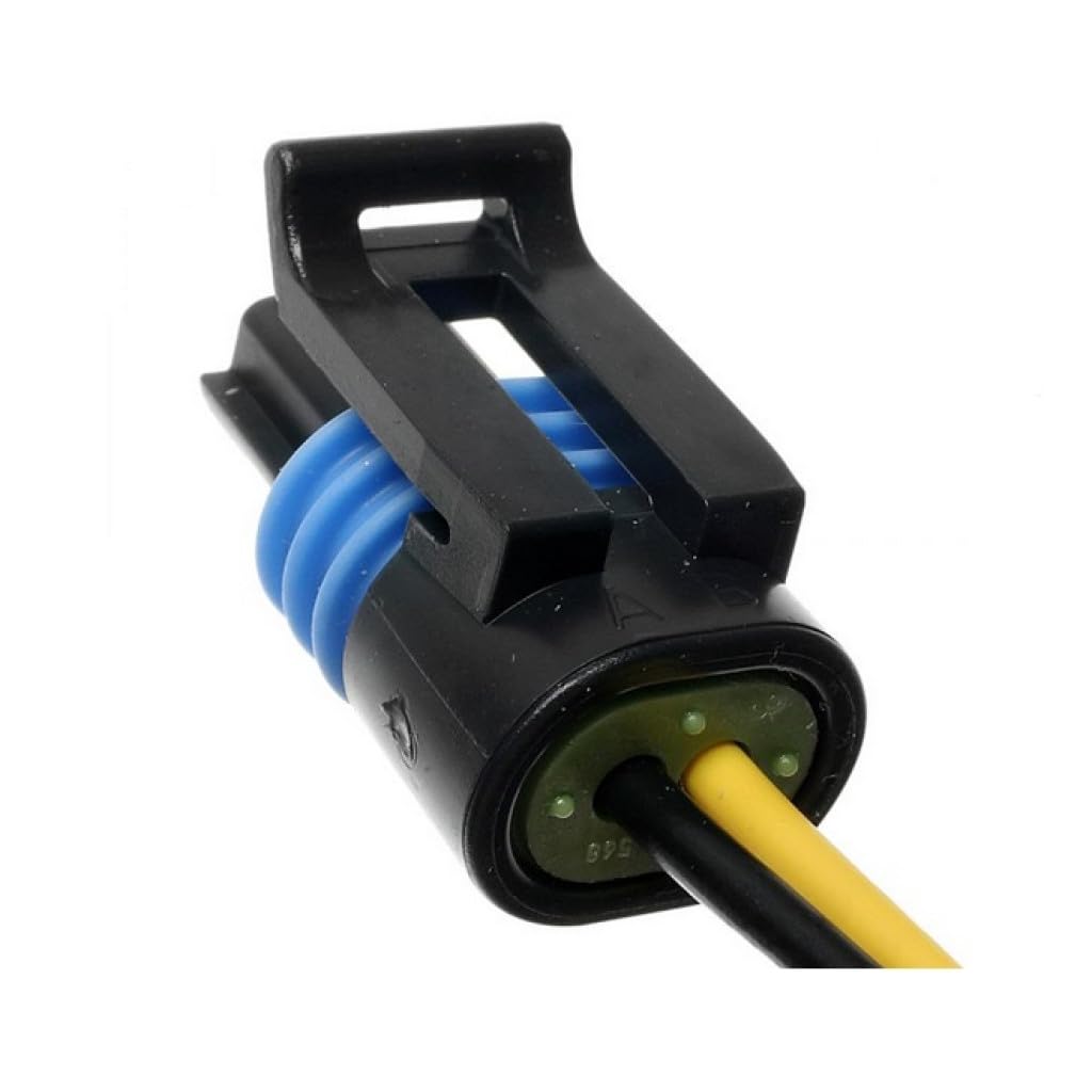 KarParts360 for Chevy C1500/K1500 1990-1999 Ambient Air Temperature Sensor Connector | Black | Male Gender | Straight End 1 Type | 1 Piece End 1 Connector
