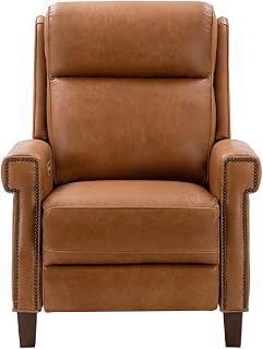 BarcaLounger Byron Big & Tall Power Recliner-Chaps-Saddle