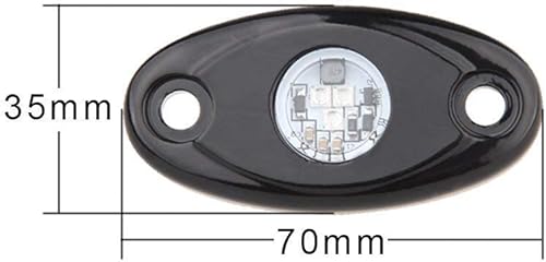 Miniatura 3 de Luces de roca LED 4PODS, de neón impermeable, luz para bajos de la carrocería para automóvil, camioneta, ATV, UTV, SUV, Jeep Offroad, lancha