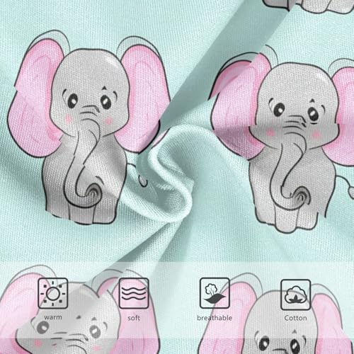 Cute Gray Elephants Pink Ears Toddler Girls's Underwear 2T 202c12843