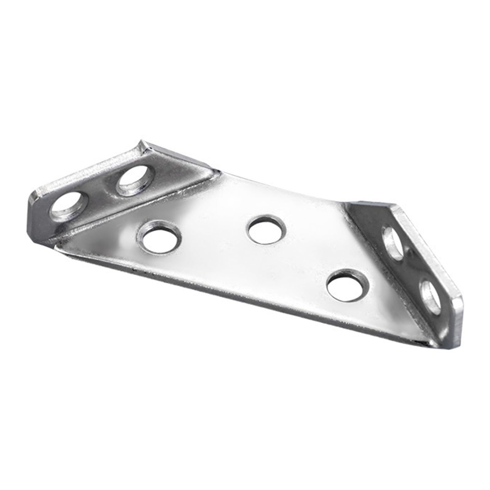 Dezzhou Multicolor 100Pcs Shelf Brackets Stainless Steel Furniture Corner Connector For Wood Chair Drawer Cabinet Stainless Steel Corner Connector