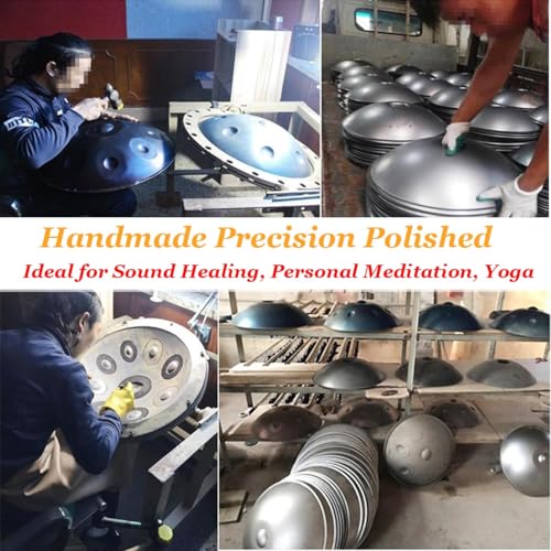 Handpan Drum Instrumento Profesional 10 Notas 440Hz miniatura 4
