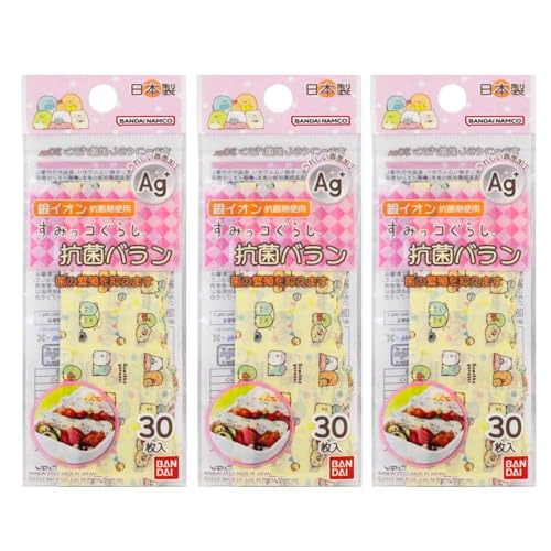 バンダイ すみっコぐらし Ag 抗菌 バラン 4×11.5cm 90枚 (30枚入×3個セット) 2662966 日本製（Amazon）