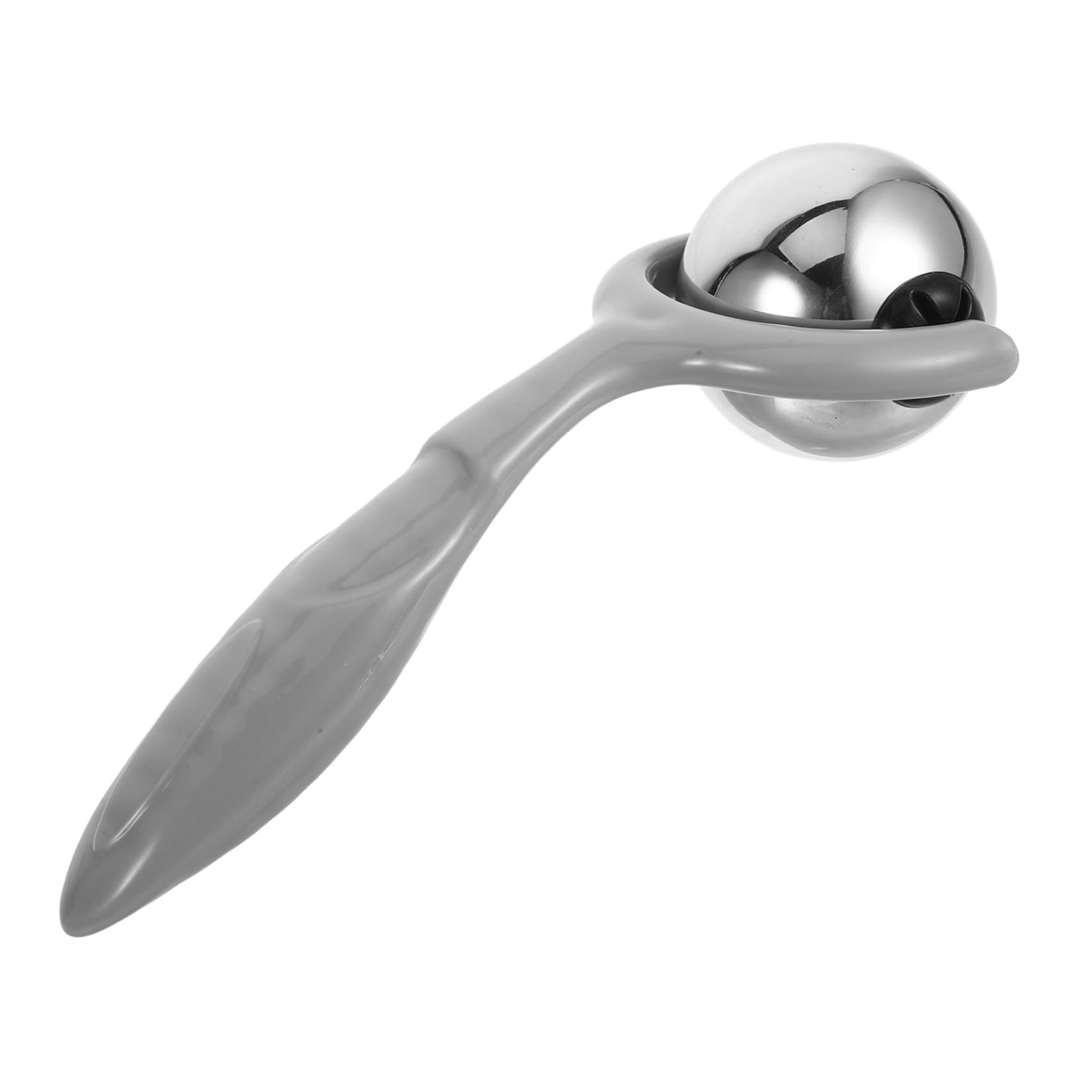 BESTYASH 4 Pezzi massaggiatore viso a massaggio viso con per gli occhi strumento per raschiare guasha facciale massaggiatore facciale Solo Grey