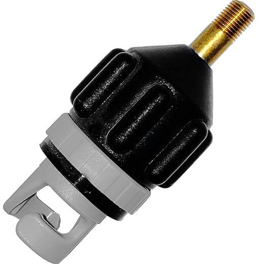 Abrazo SUP Electric Pump Adapter - Fast Inflation with Schrader Valve, Paddle Board Pump Adapter Compatible with Electric Pump, Bike Pump, or Compressor, Ideal for Inflatable SUPs, Boats, and Kayaks