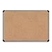 Universal 43712 Cork Board With Aluminum Frame, 24 X 18, Natural, Silver Frame