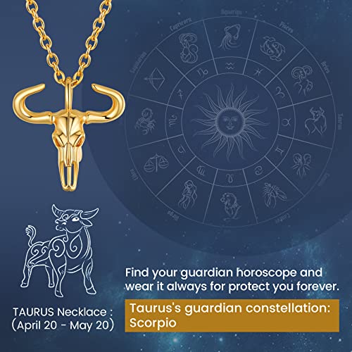 GOLDCHIC JEWELRY Zodiac Constellation Charm Necklace for Women, Gold Horoscope Astrology Pendant Necklaces Birthday Gifts4