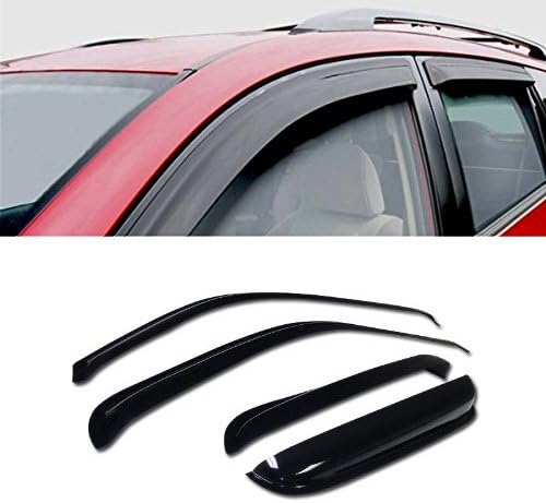 for 1999-2007 Chevrolet Silverado Extended Cab Sun/RAIN/Wind Guard Smoke Vent Shade Deflector Window Visor 4PCs