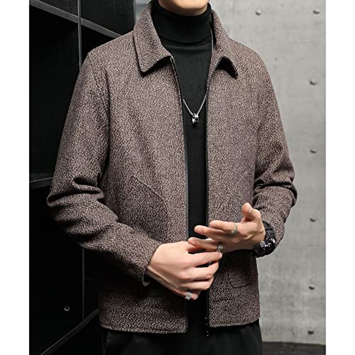 Blouson d'automne décontracté anti-froid léger avec poche pratique - 4