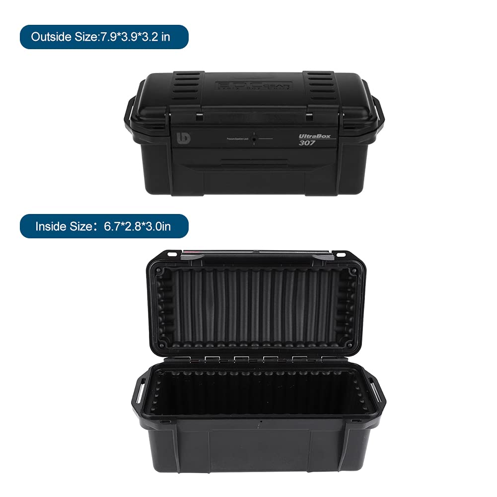 3 misure esterna impermeabile, custodia impermeabile box smartphone hard drive USB Flash Disk, antiurto Storage Case, 200 * 98 * 82mm