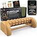 Produktbild M.S.Lemberg® Fußmassageroller aus Holz - Entspannung Geschenk - Massage für Füße, Fersensporn, Plantarfasziitis & Fußreflexzonen - Utensilien Fußmassage Faszienrolle Fußroller Massagegerät