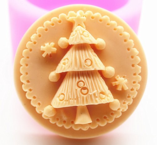 Creativemoldstore 1pcs Christmas Tree (C422) Craft Art Silicone Soap Mold Craft Molds DIY Handmade Soap Mould