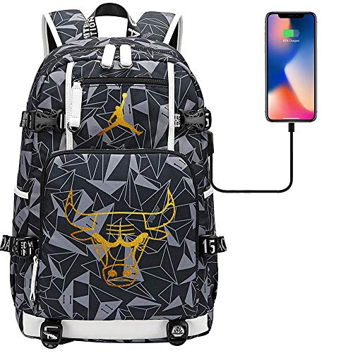 DDDWWW Al Aire Libre Deportes Mochila Baloncesto Jugador Michael Jordan Escuela Bolsa