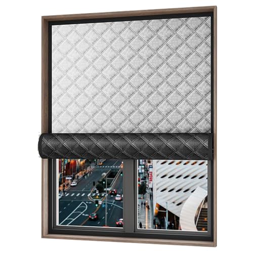 Allayu Cortinas Opacas insonorizadas de Tela Gruesa y Resistente para Carreteras Que aíslan el Ruido Ambiental, 120 * 120cm