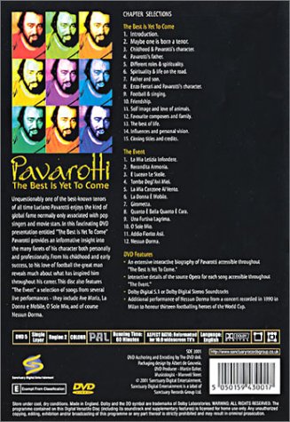 Luciano Pavarotti : The Best Is Yet To Come (1998)