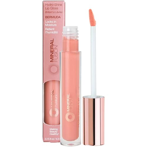 Mineral Fusion Hydro-Shine Lip Gloss, Bermuda, 0.15 Ounces