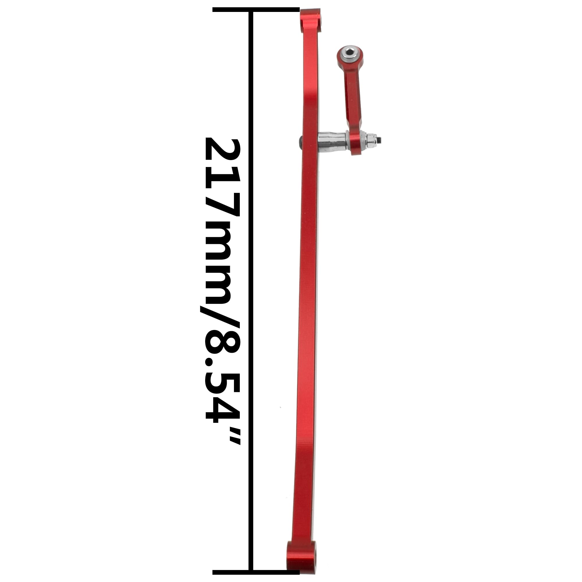 Set di base per montaggio servo con tirante di collegamento dello sterzo in alluminio RC per camion LOSI LMT 4WD Solid Axle 1/8 (rosso) | Leroy Merlin