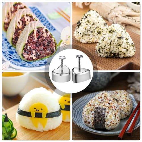 HIULLEN 2 pezzi sushi maker onigiri stampo a forma...
