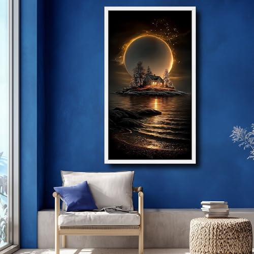 Toile Nuit insulaire de haute précision pour décoration moderne