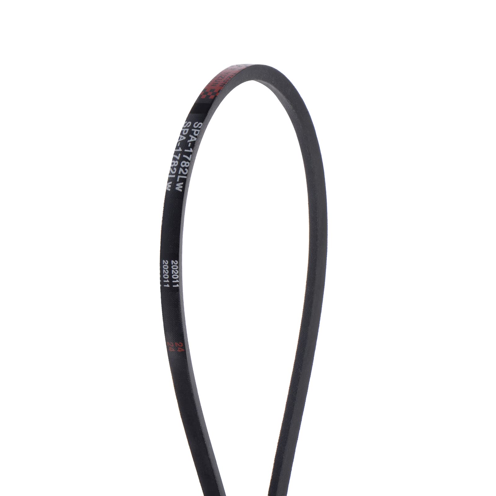 sourcing map Courroie d'entraînement SPA-1782 V-Belts en caoutchouc pour transmission de puissance 1782 mm de circonférence 13 mm de largeur 10 mm de hauteur