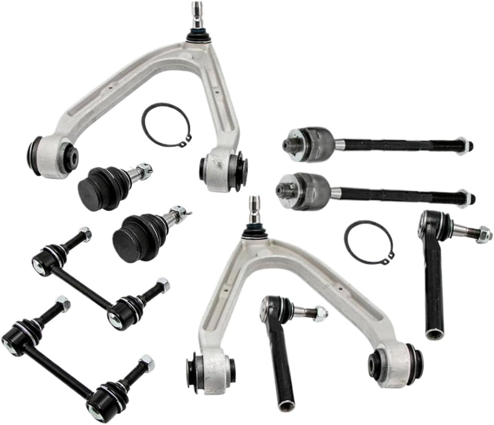 Front Control Arm Ball Joint Tie Rods Sway Bar Links Compatible With H3 H3T 2006 2007 2008 2009 2010