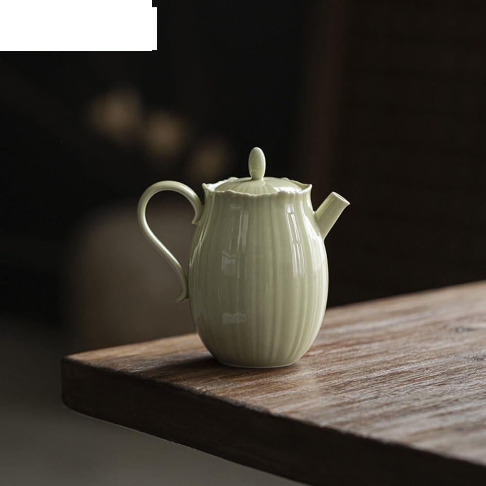 Théière Théière à pétales faite à la main de 200ml, Vintage, filtre à trou de boule, bouilloire de trempage, service à thé, théière multifonctionnelle Récipient pour infuser le thé