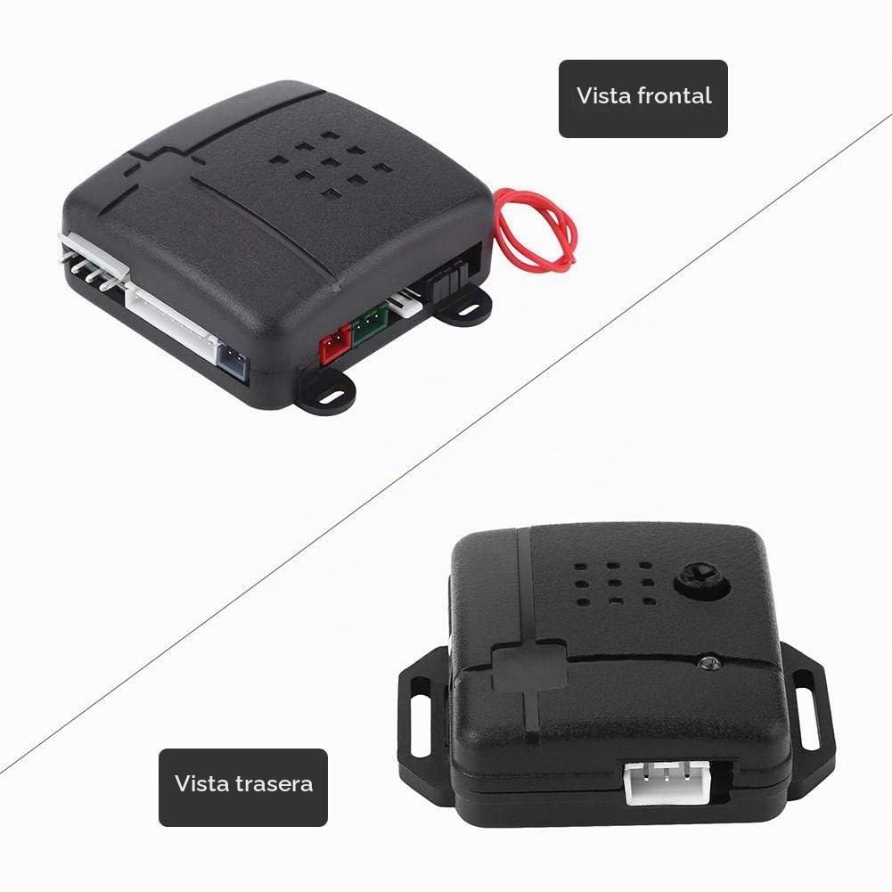 de Seguridad para automóvil, de protección de Seguridad de Alarma para automóvil Universal Entrada sin Llave con 2 Controles remotos Sirena