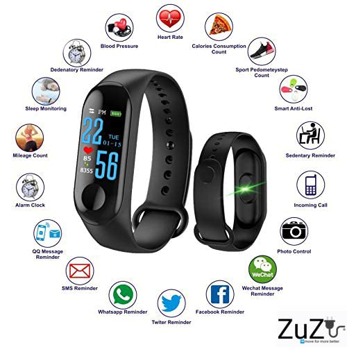 ZuZu New Small Electric Handy Room Heater Plug-In Personal Heater for Quick and Easy Heat With Smart Fitness Band 1