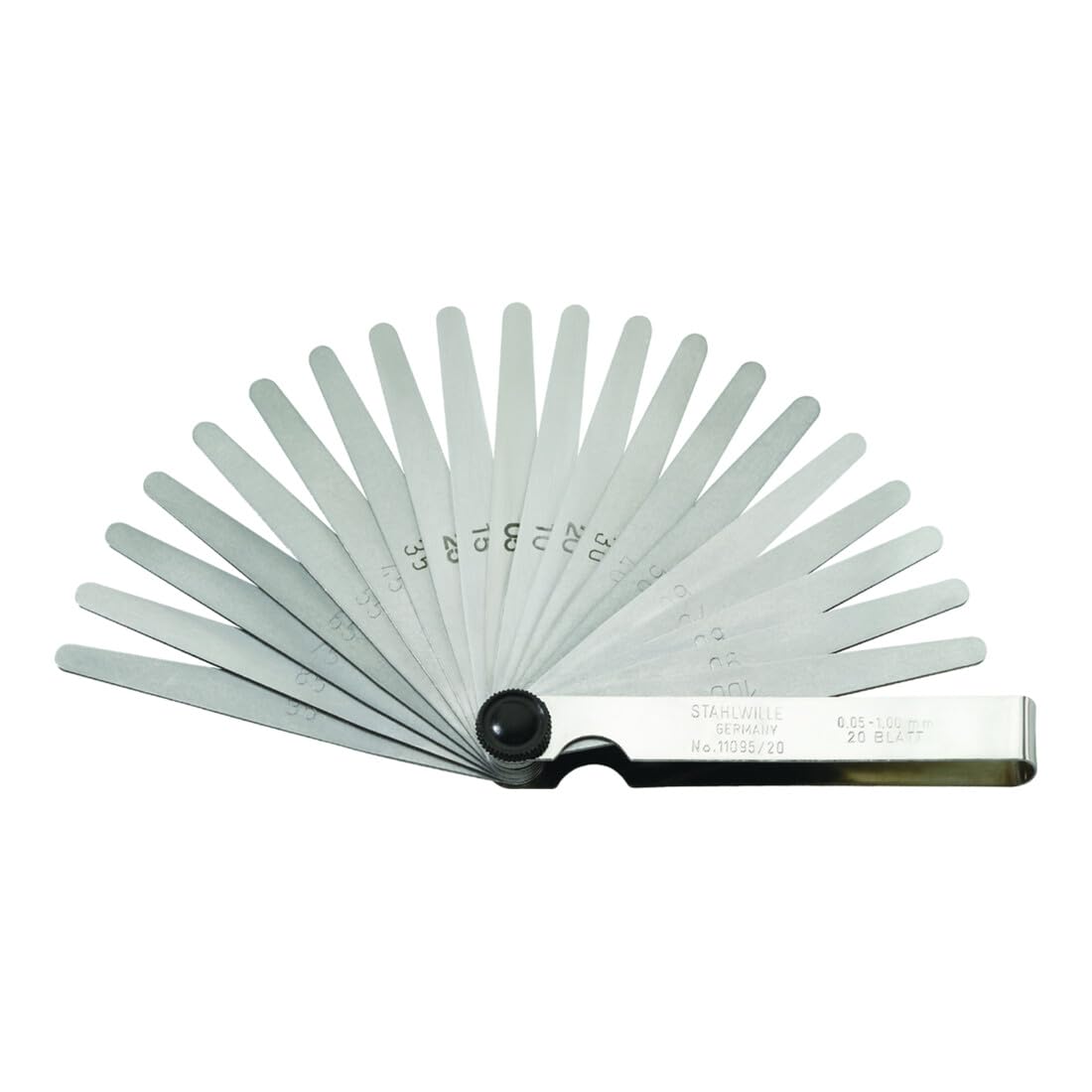 Stahlwille 20 Blade Metric Feeler Gauge Set 0.05 - 1.00mm