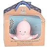 Tikiri 8597511- Rammelaar van natuurlijk rubber in geschenkdoos, octopus, badspeelgoed, voor baby’s en kinderen vanaf 0…