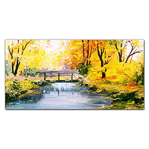 Photo sur verre acrylique paysage nature forêt décoration tableau 100x50