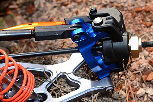 Axial Yeti XL Monster Buggy Upgrade Parts Aluminum Front C-Hub - 1Pr Set Orange