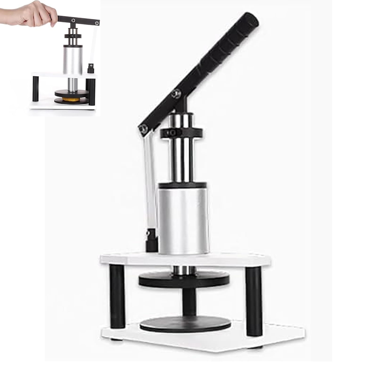 Máquina de prensa de muestras metalográficas para laboratorios, precisión ≤ 0,5 mm, ideal para una preparación precisa de muestras