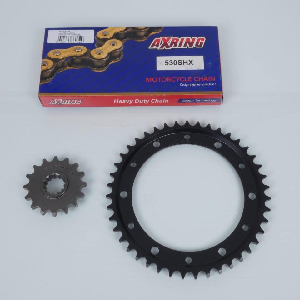 Kit chaîne Axring pour Honda CB 1000 Ra Abs 2009-2019 de transmission 16x43 pas 530